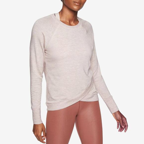 Athleta Criss Cross Sweatshirt Small Petite Modal Soft Athleisure Active Lounge - Picture 3 of 3